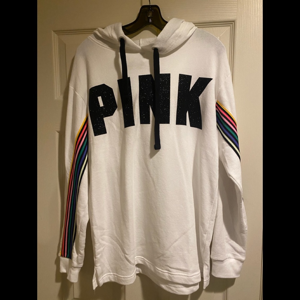 Victoria’s Secret PINK White Sweatshirt